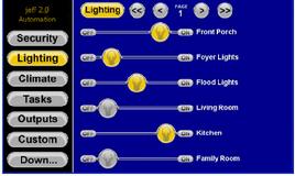 lighting touch screen